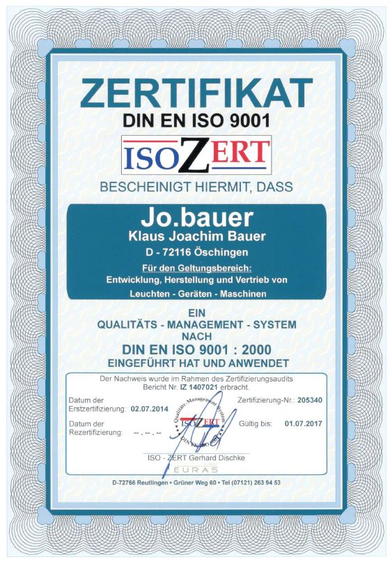 ISO Zert 2015