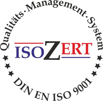 ISO Zert Symbol rund